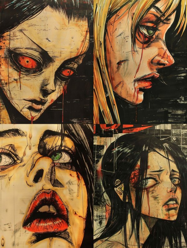 Haunting Crimson Gaze Horror