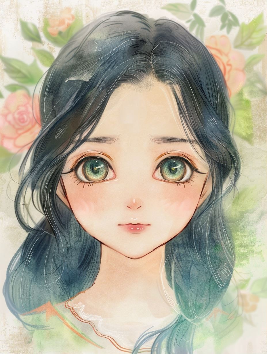 Ethereal Blossom Muse - Image 1