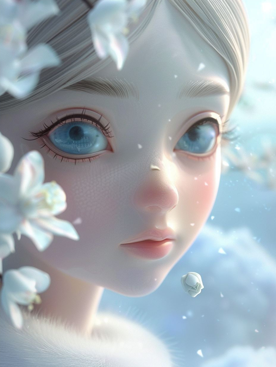 Ethereal Porcelain Dream Portraits - Image 4