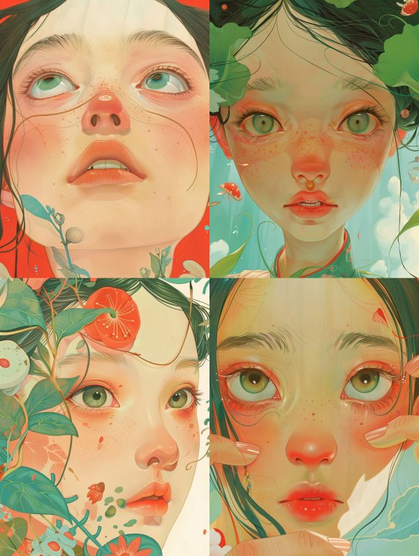 Nature's Whisper: Ethereal Portraits