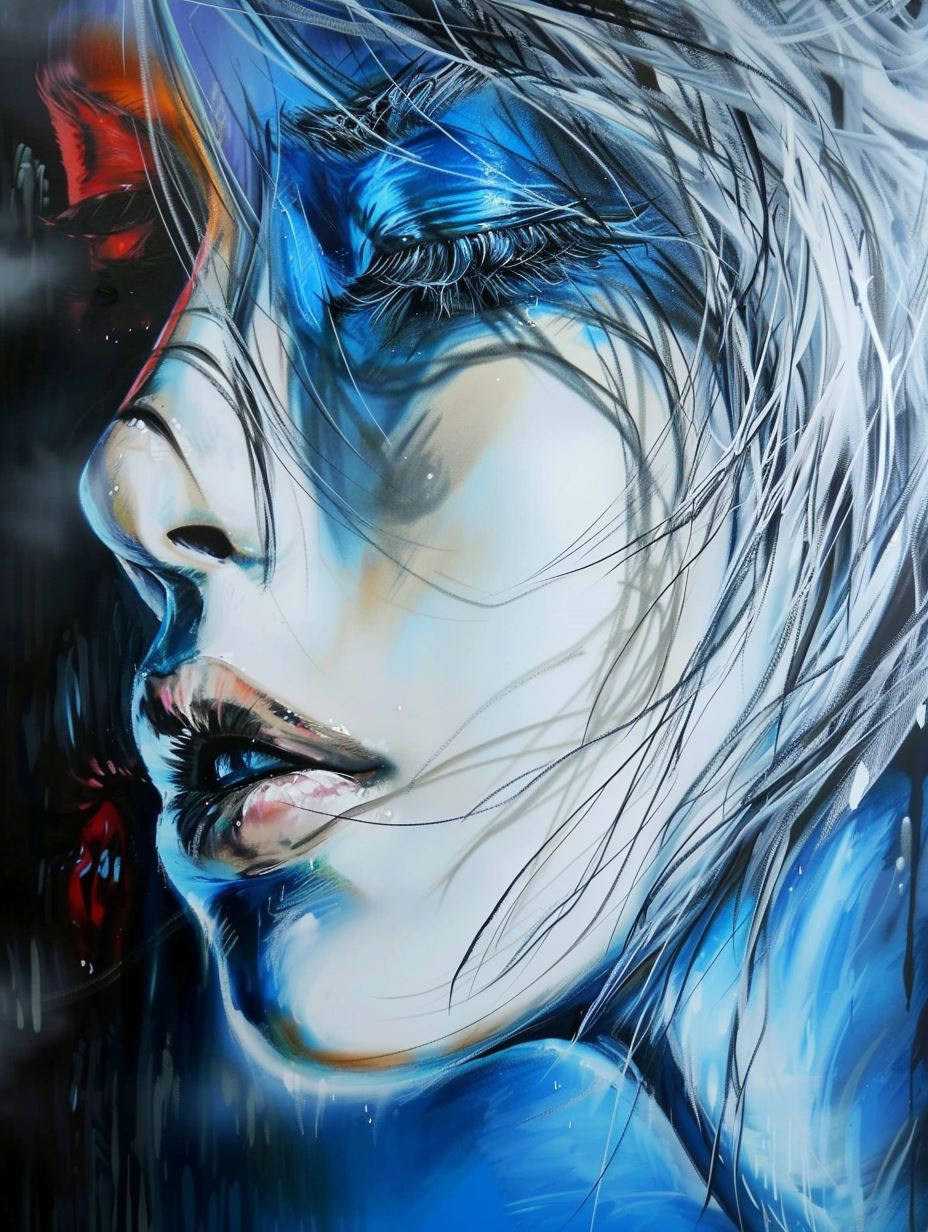 Ethereal Blue Dream Portraits - Image 4