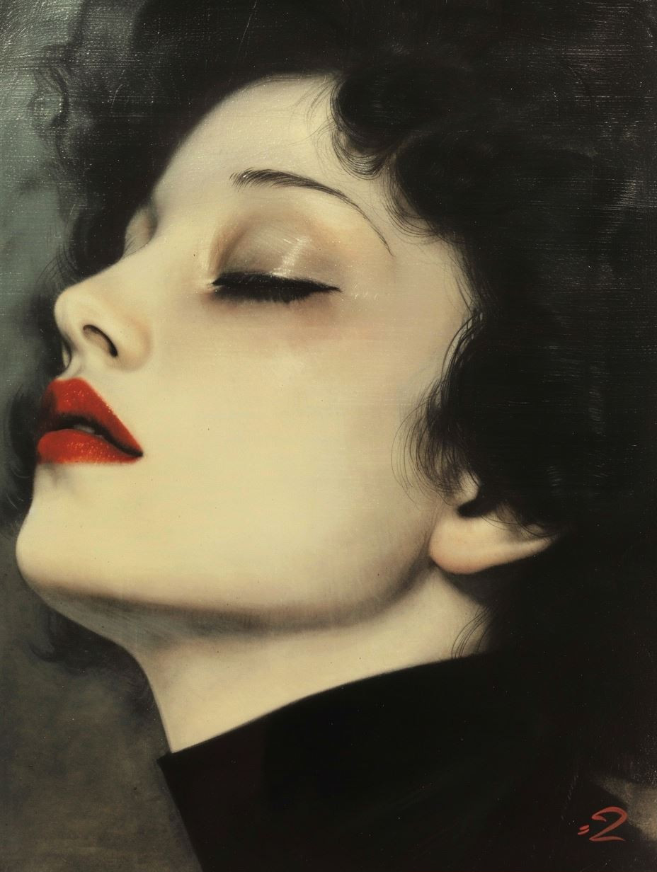 Crimson Velvet Reverie - Image 1