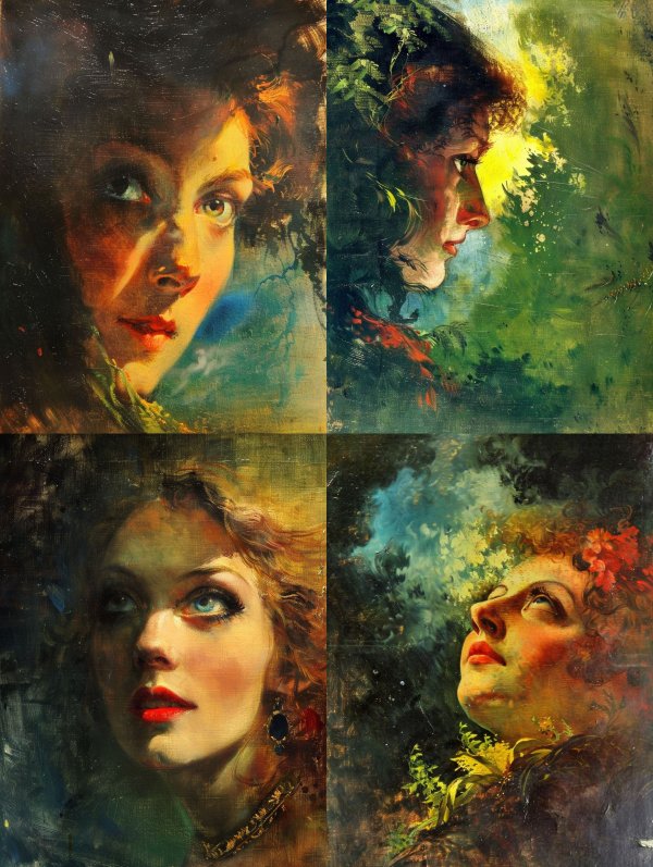 Ethereal Visions of a Mystical Woman