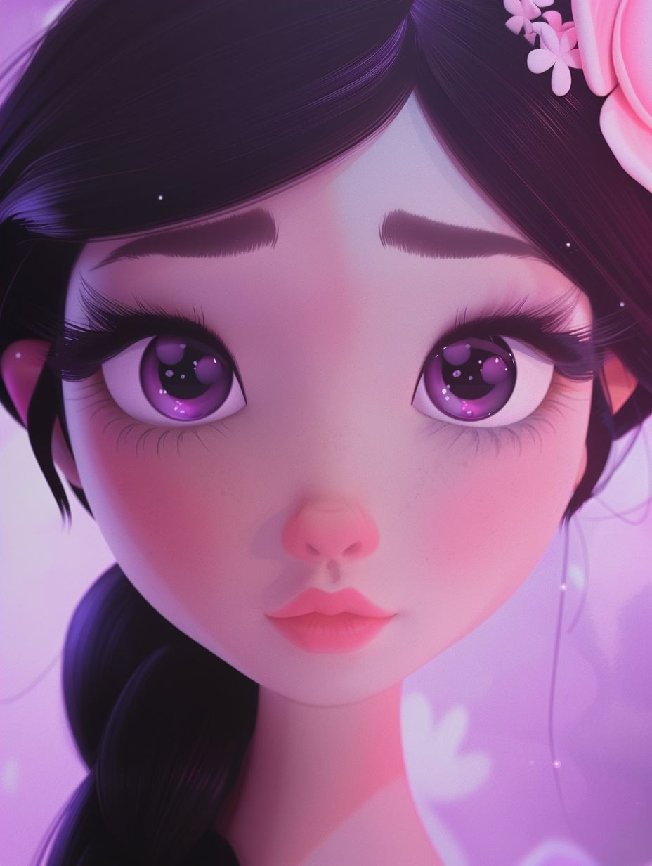 Dreamy Gazes: Ethereal Anime Portraits - Image 4