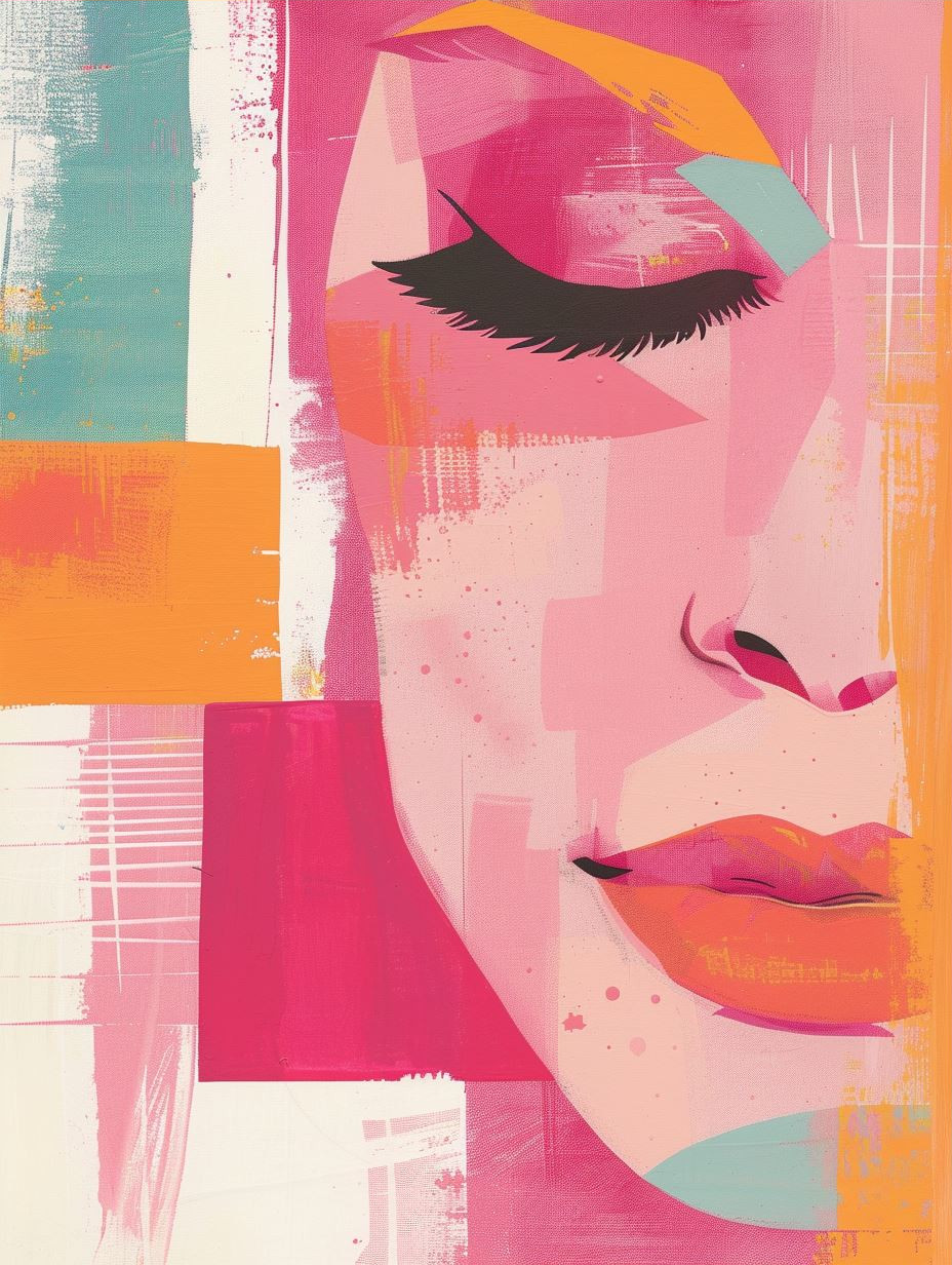 Vibrant Fragments of Feminine Beauty - Image 3