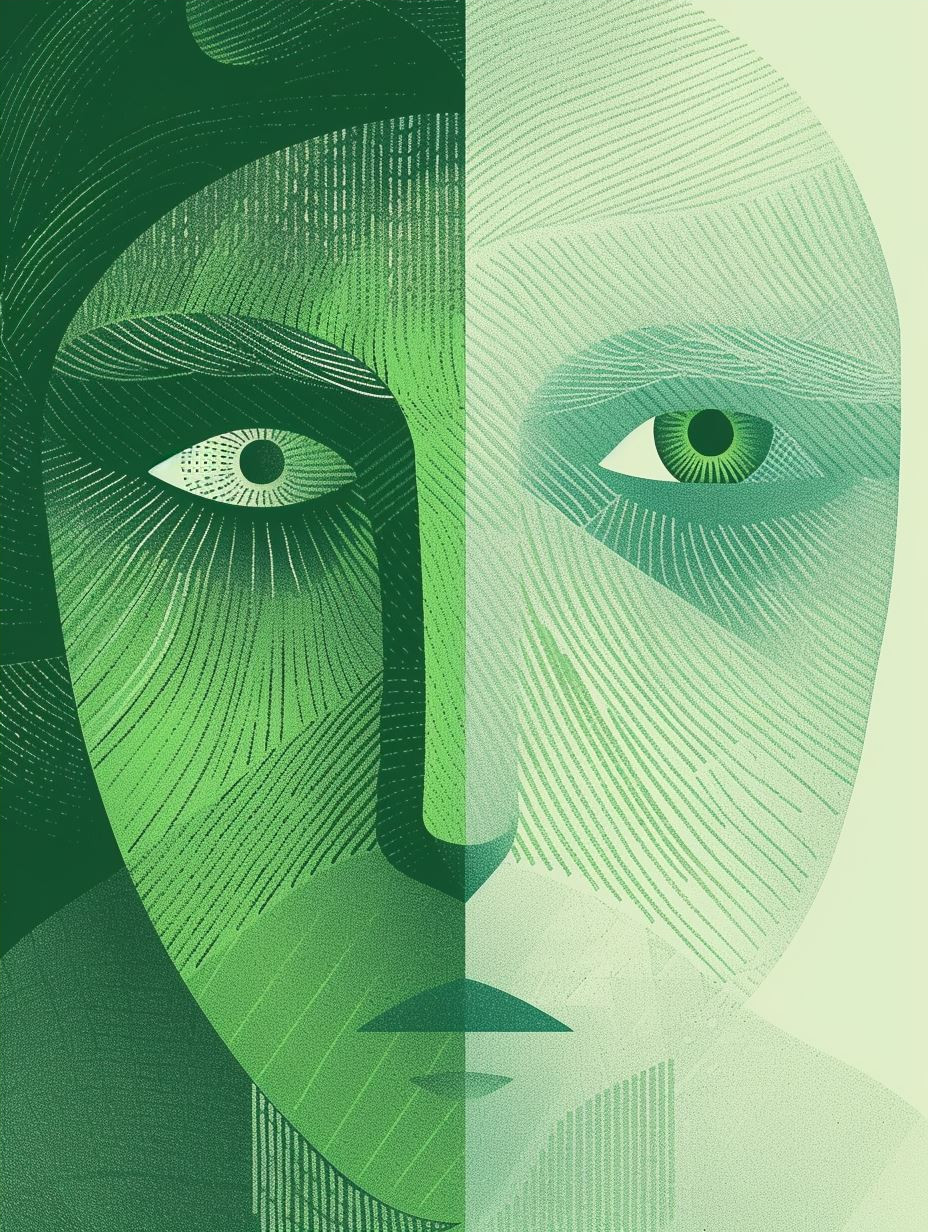 Emerald Geometric Serenity - Image 4