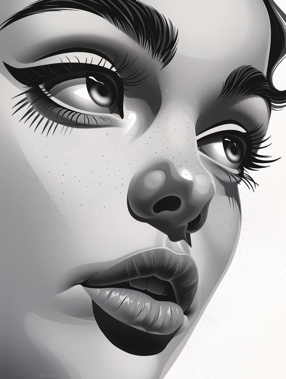 Vintage Noir Glamour Portraits - Image 3