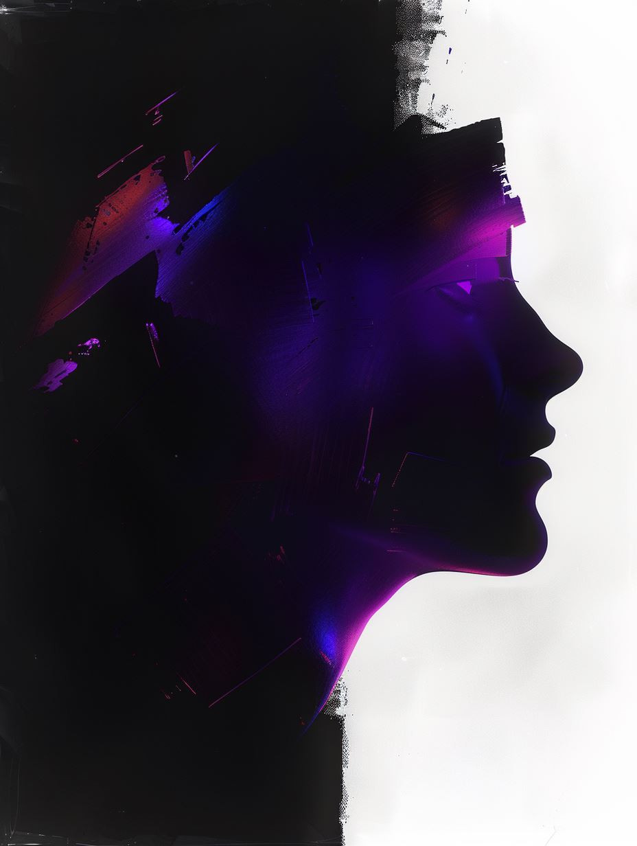 Neon Void Silhouette - Image 3