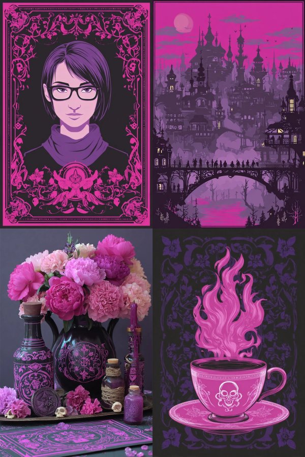Neon Gothic Portrait