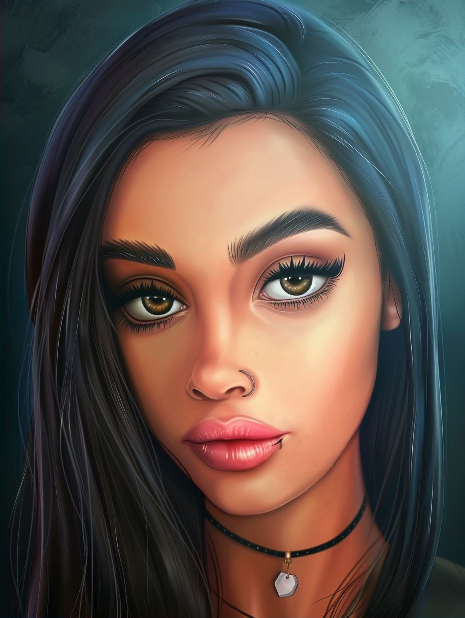 Diverse Digital Portraits of Beautiful Women - Image 2