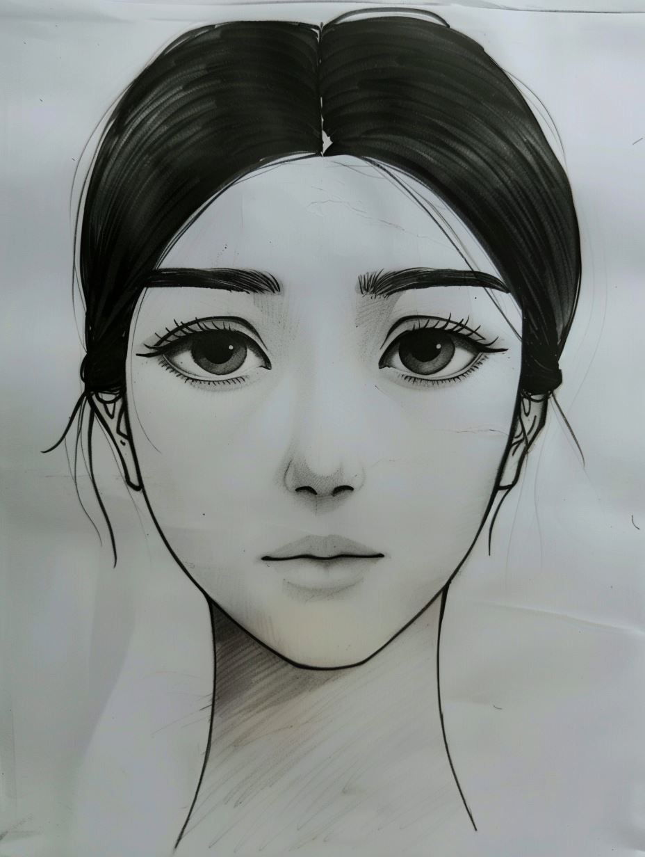Diverse Digital and Pencil Portrait Styles - Image 4