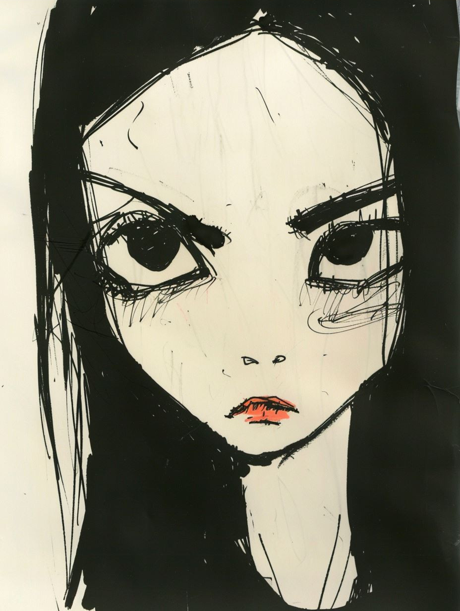 Haunting Monochrome Gothic Portraits - Image 3