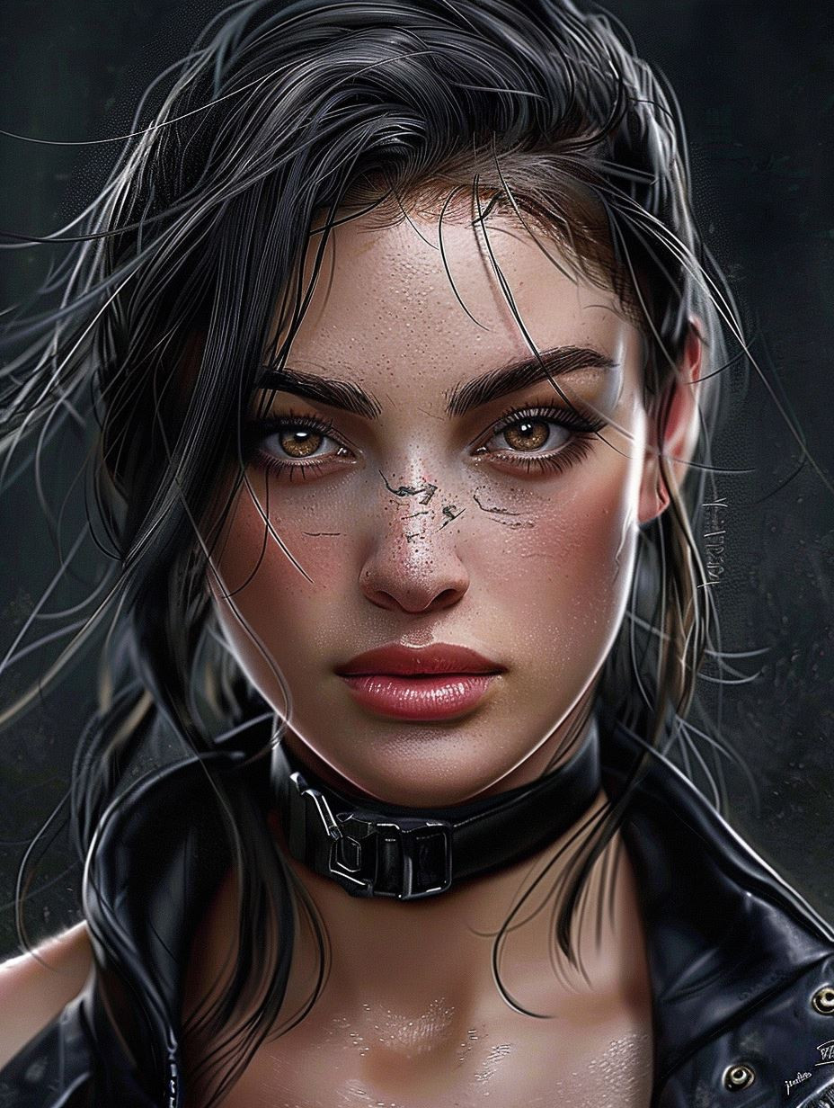 Dark Cinematic Cybernetic Portraiture - Image 3