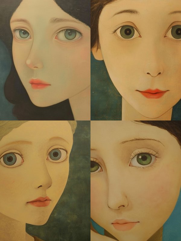 Ethereal Gaze of Soft Portraits