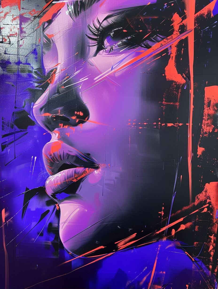 Neon Noir Digital Portraits - Image 2