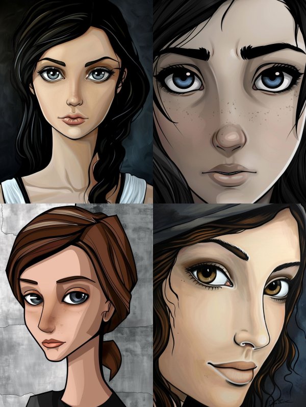 Four Visions of Digital Femininity