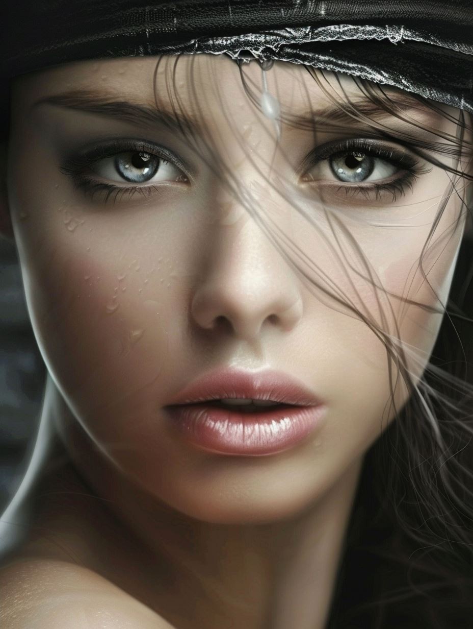 Ethereal Gazes: A Study in Beauty - Image 4