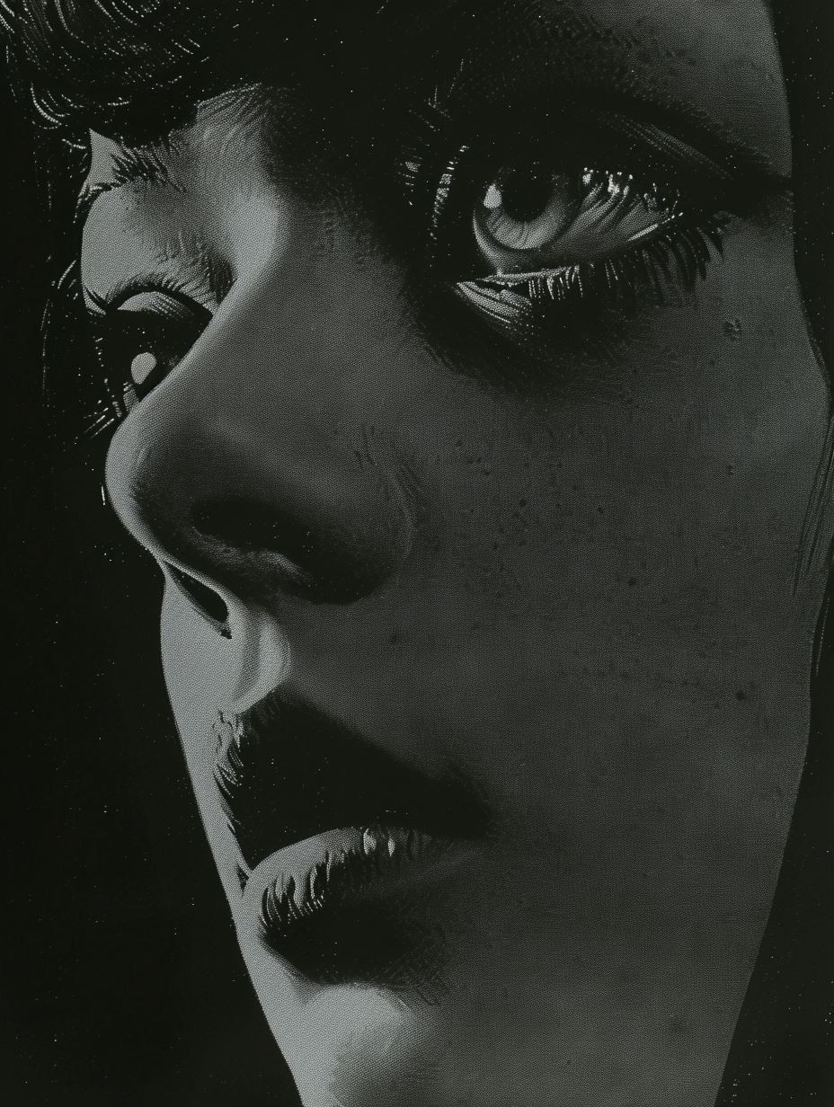 Vintage Noir Cinematic Gaze - Image 4