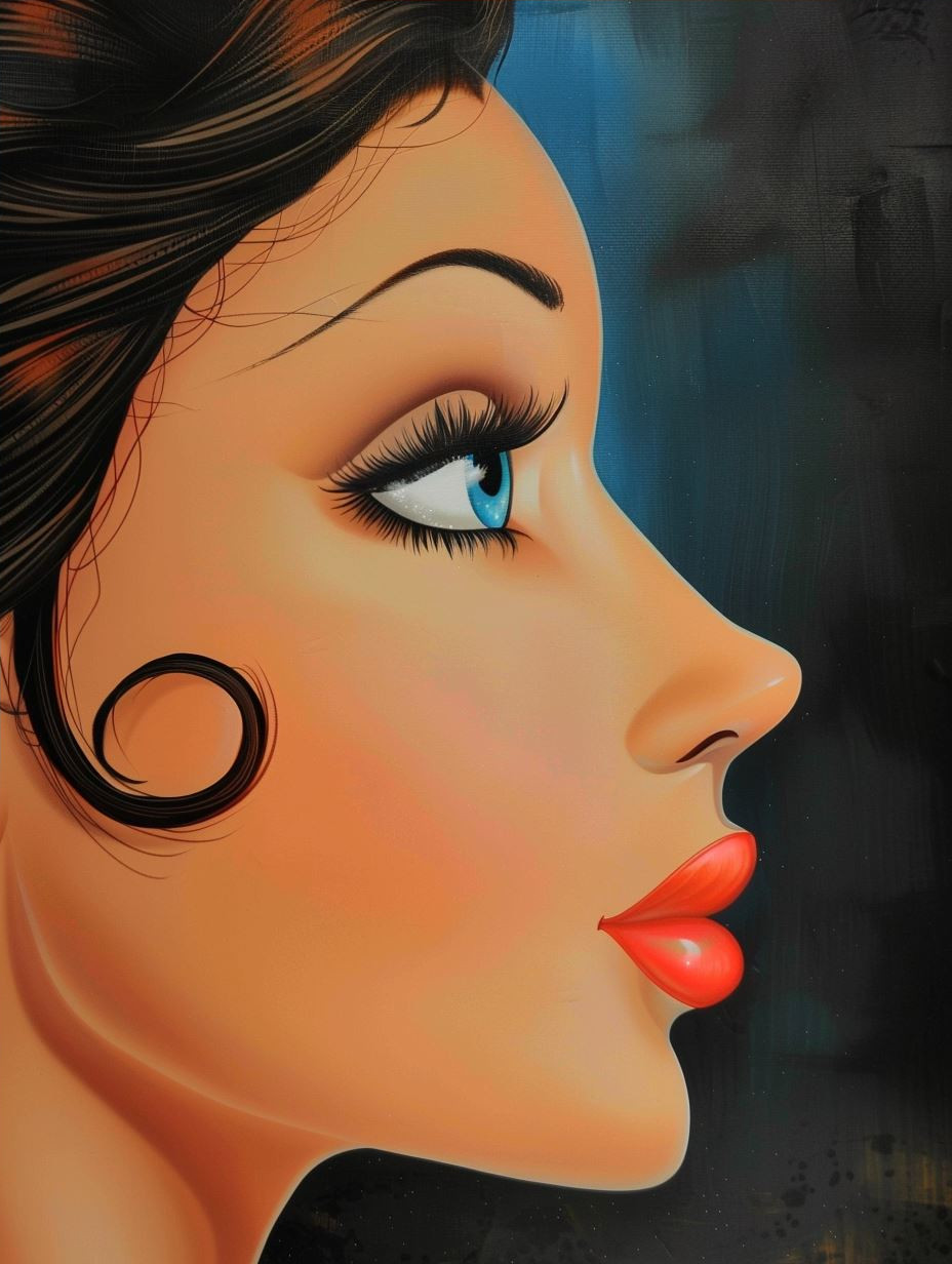 Azure Gaze Glamour - Image 4
