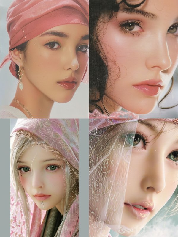 Soft Rose Ethereal Portrait