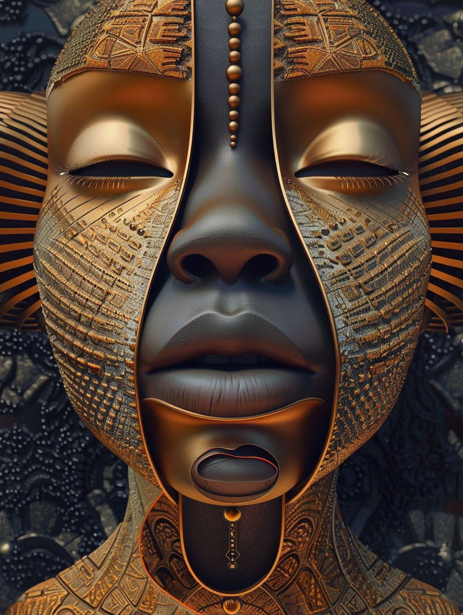 Surreal Golden Ethereal Portraits - Image 4