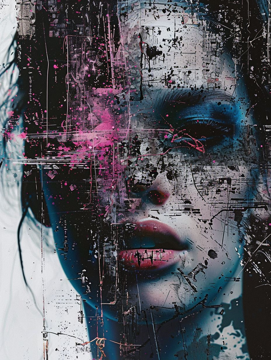 Digital Fragments of a Neon Soul - Image 1