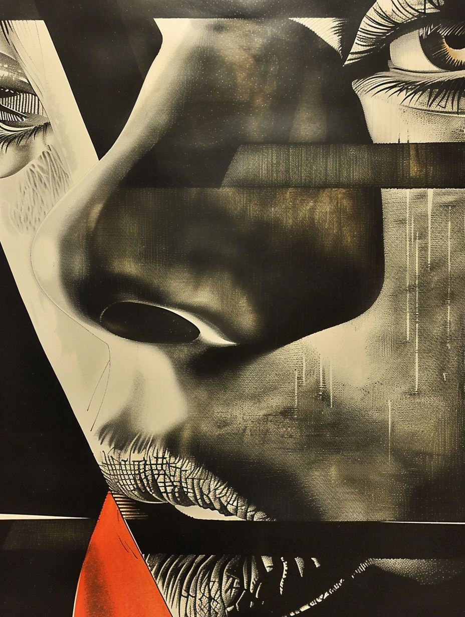 Fragmented Noir Elegance - Image 4
