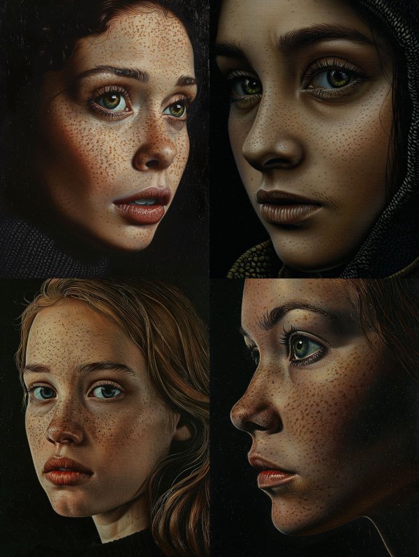 Ethereal Portraits of Quiet Emotion