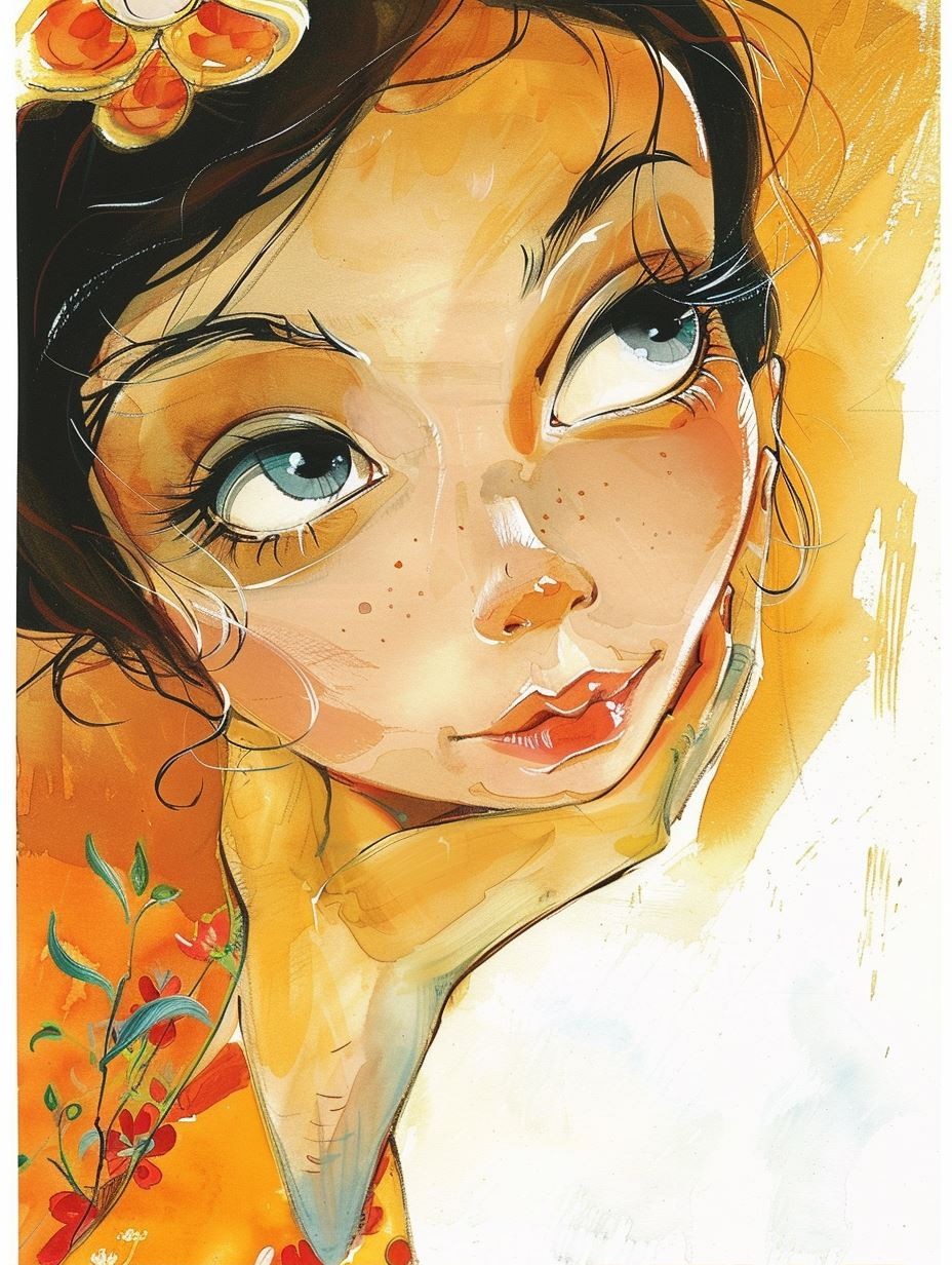 Golden Hour Gaze 4 - Image 1