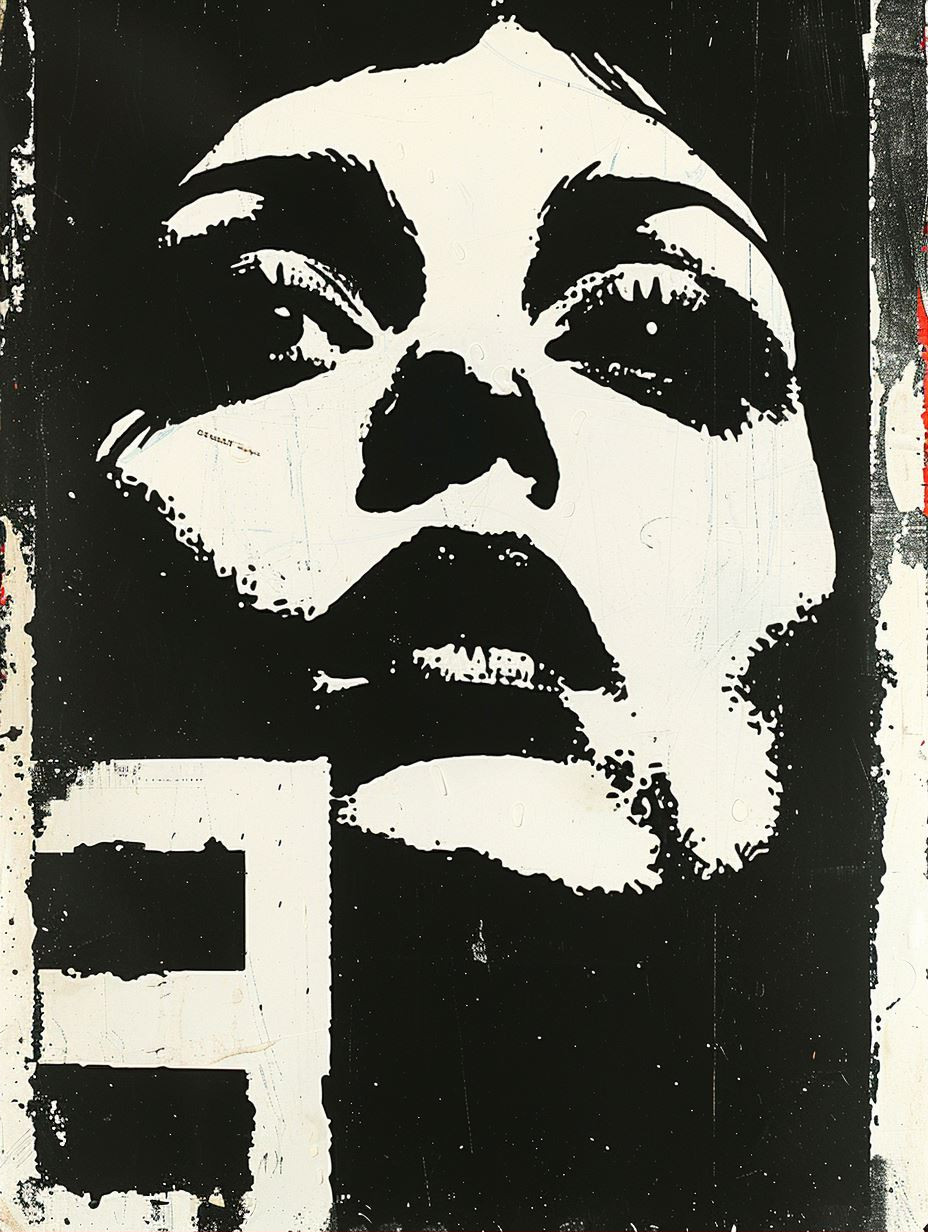 Monochrome Muse: A Pop Art Study - Image 2