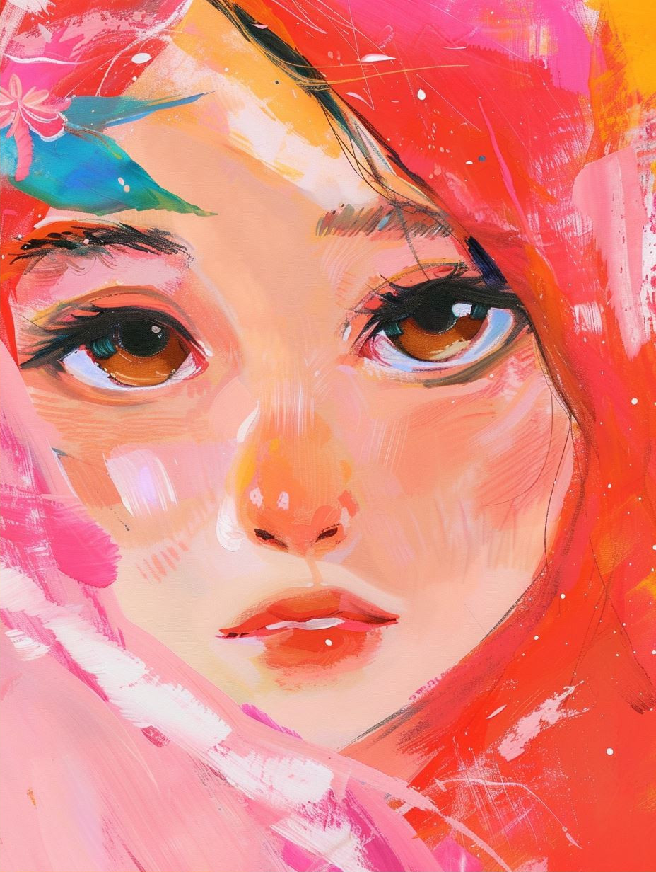 Vibrant Visions of Feminine Beauty - Image 2