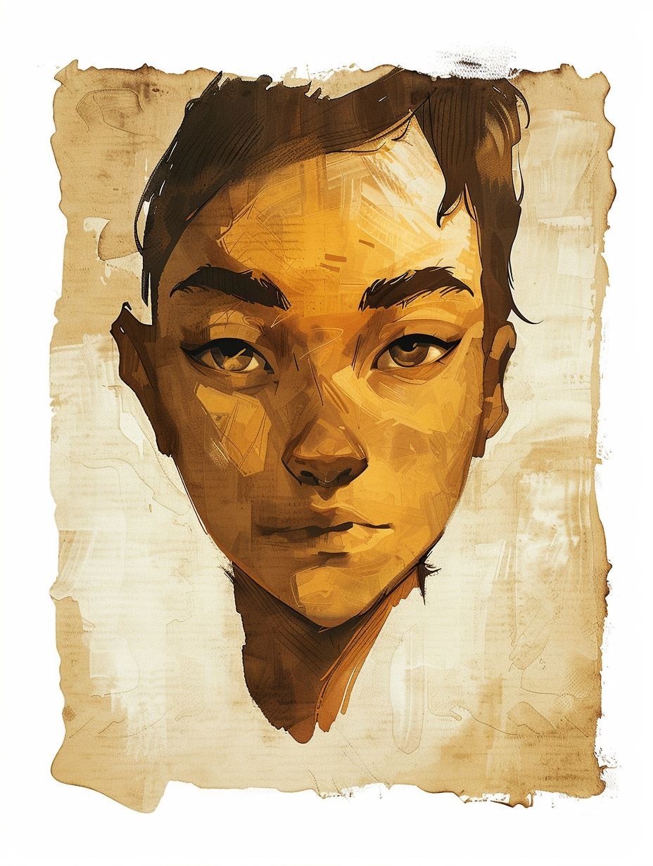 Earth Tones: A Study of Human Portraits - Image 2