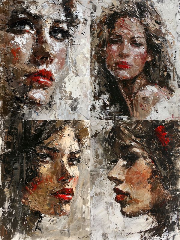 Four Perspectives of a Crimson Gaze