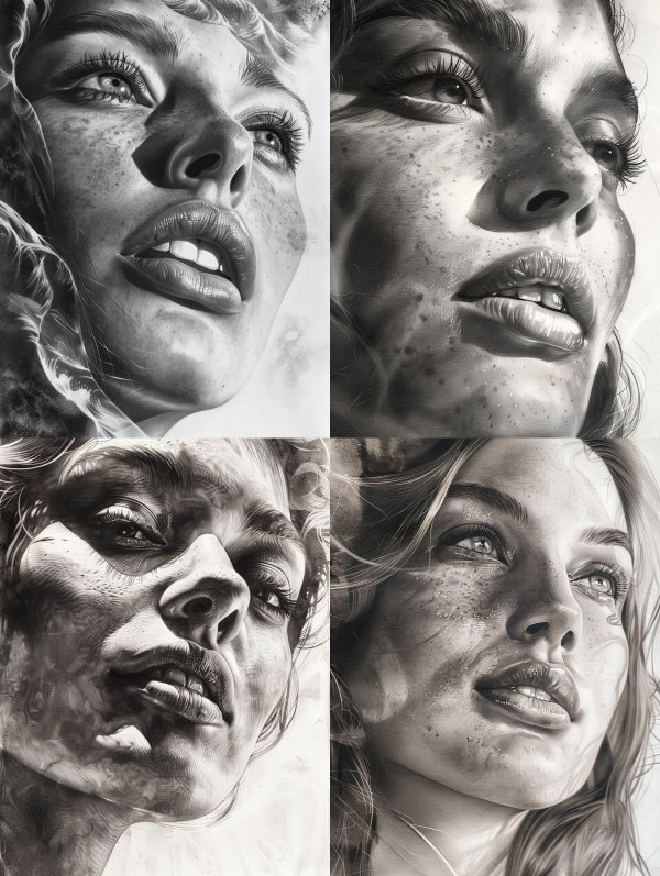 Dramatic Monochrome Portrait Studies