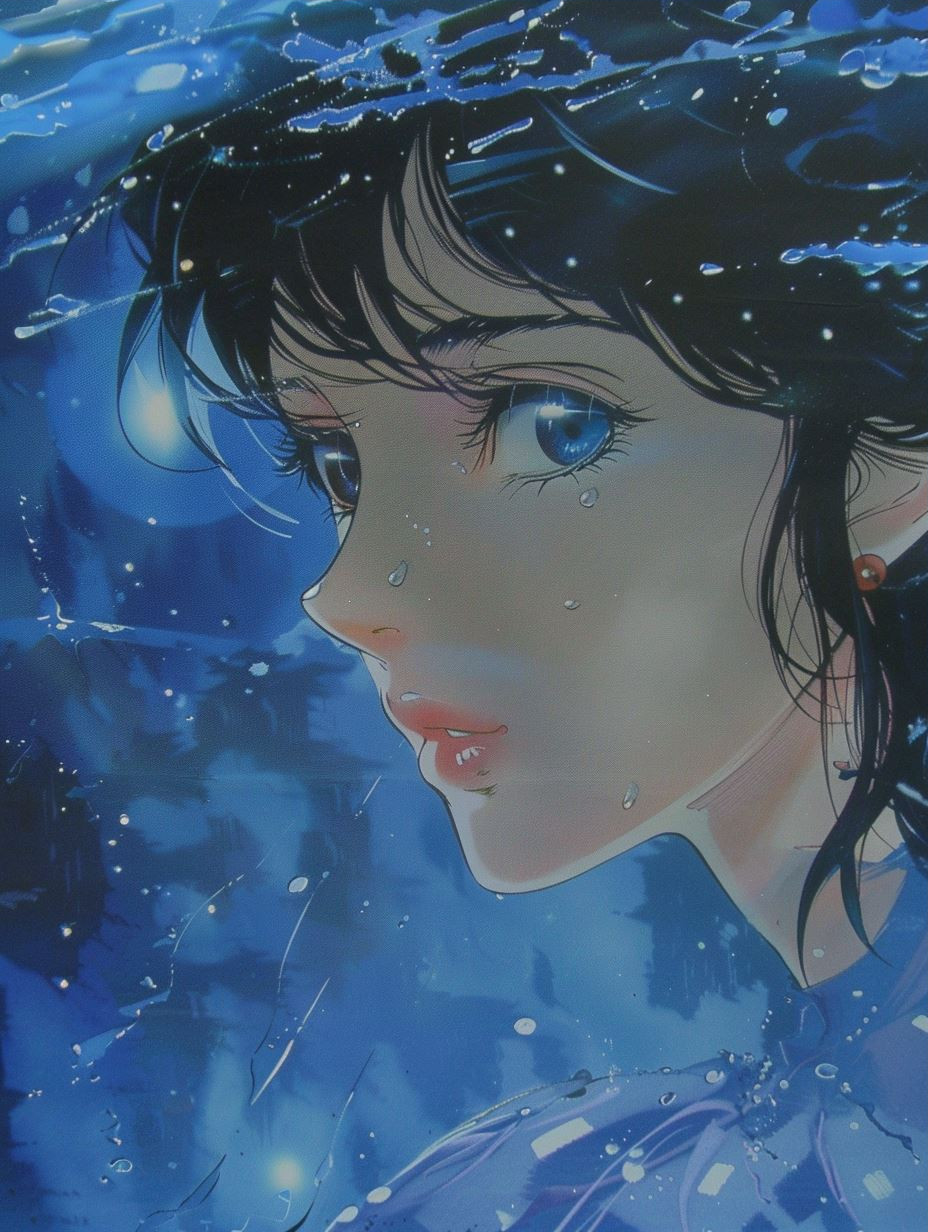 Prismatic Blue Ethereal Glow - Image 3