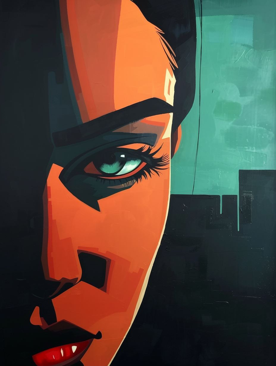 Moody Cinematic Vector Portraits - Image 2