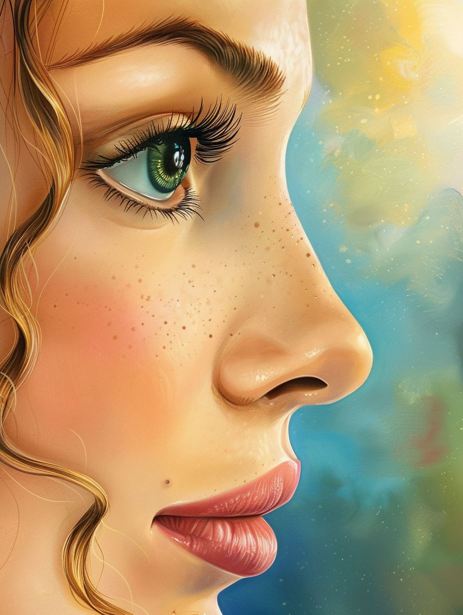 Ethereal Gaze in Summer Bloom - Image 4