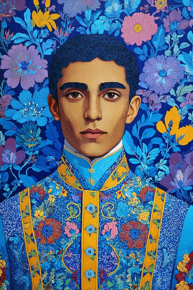 Azure Floral Majesty - Image 1