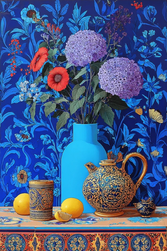 Azure Floral Majesty - Image 3