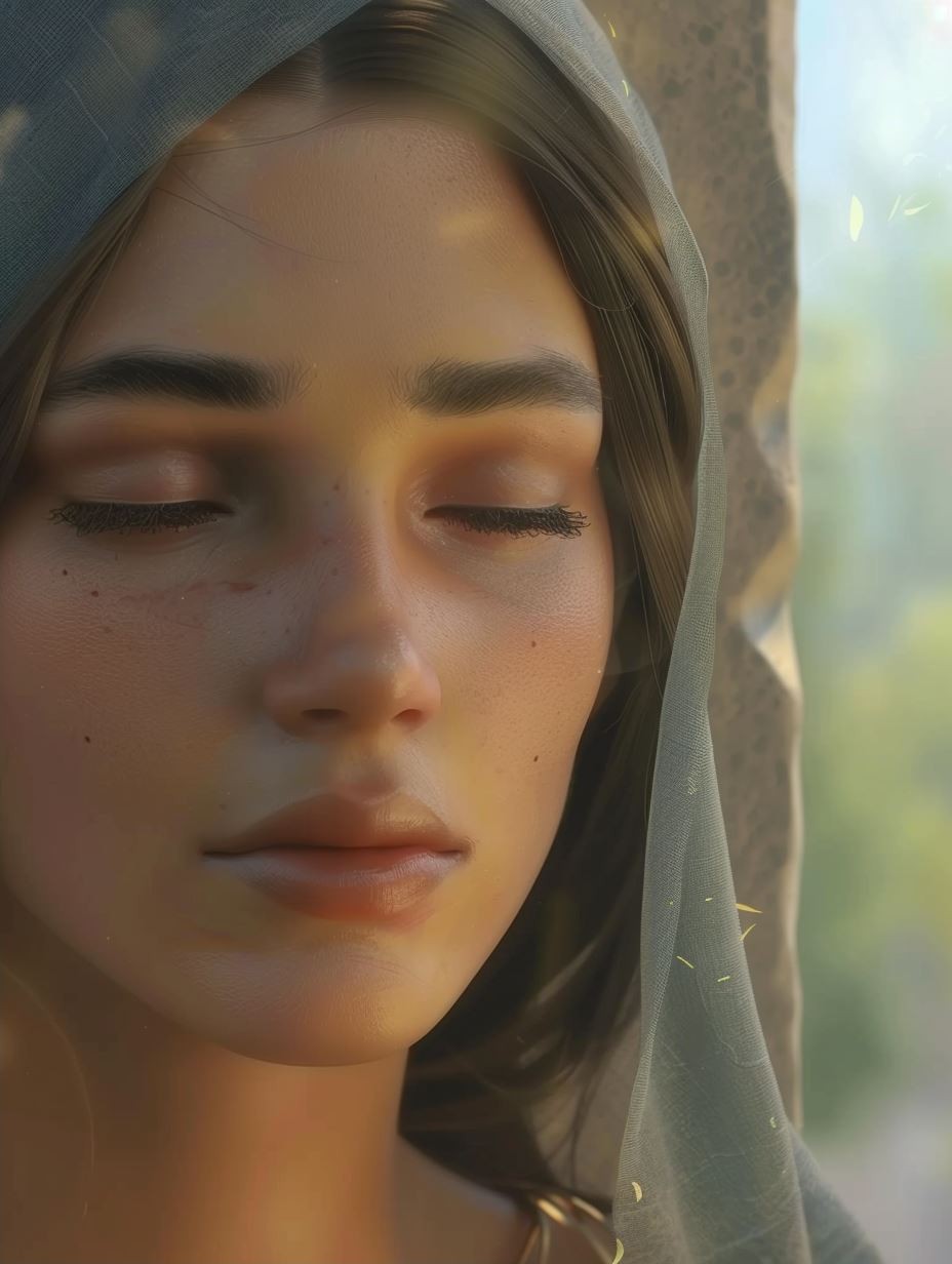 Ethereal Dewy Portrait - Image 2