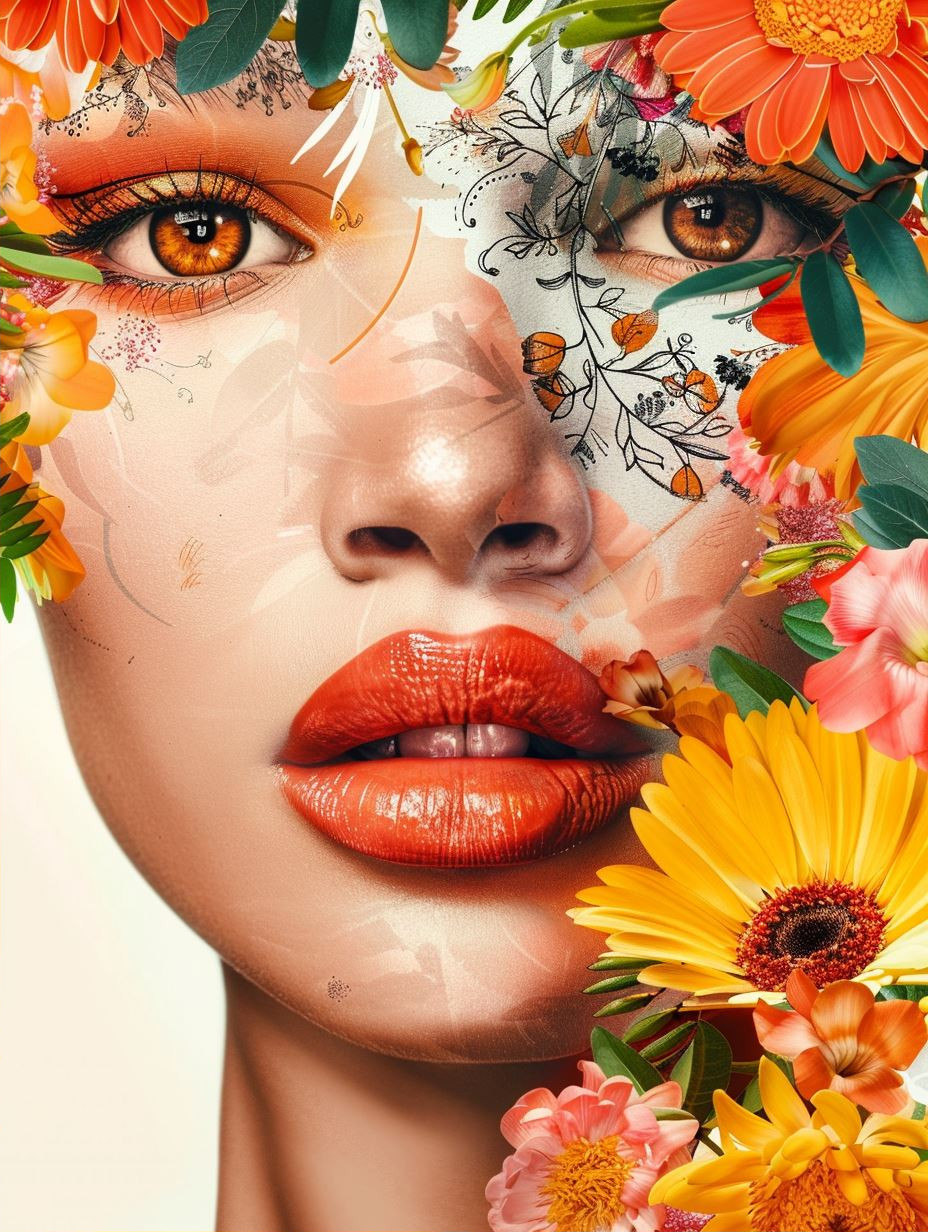 Floral Fusion Beauty Art - Image 2