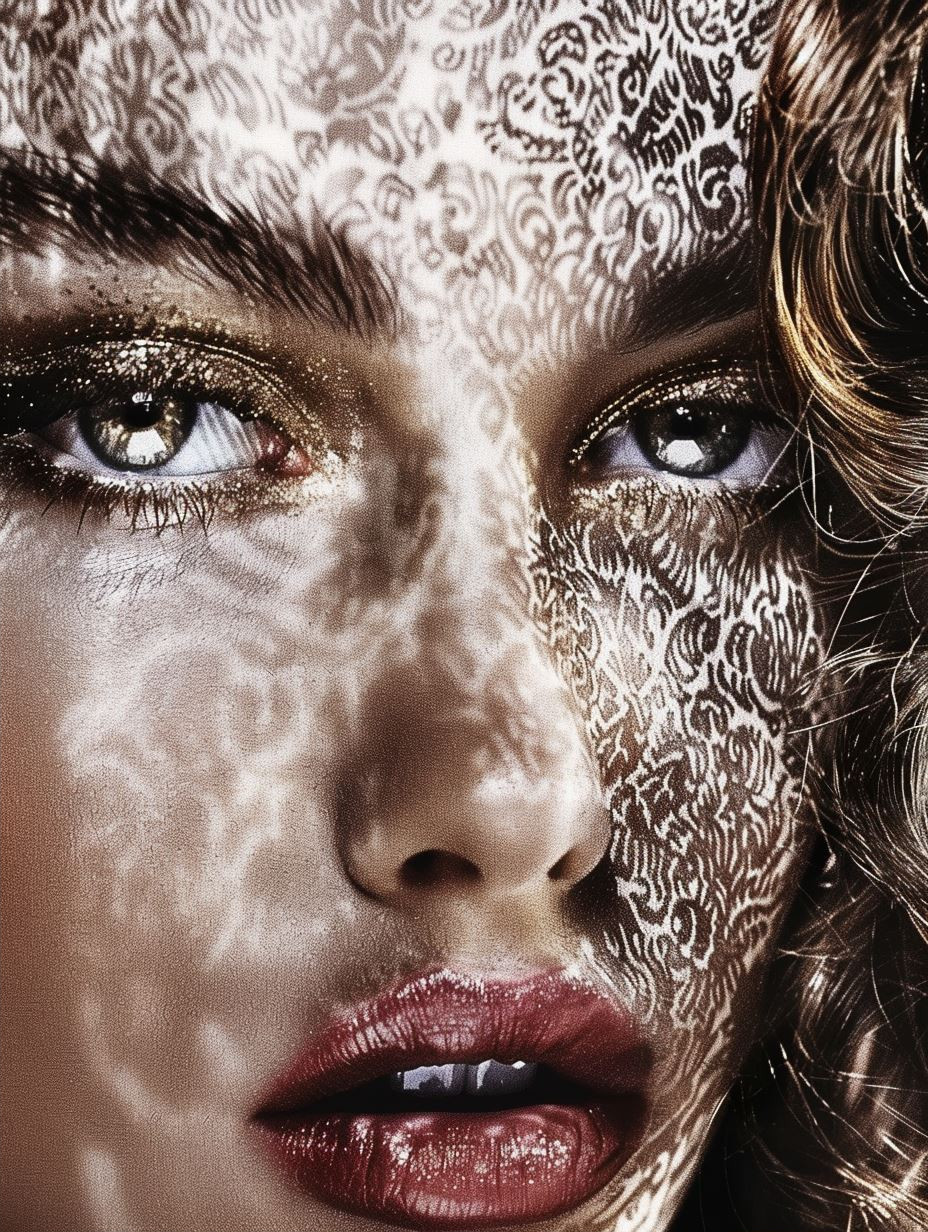 Ethereal Faces Through Liquid Glass - Image 2