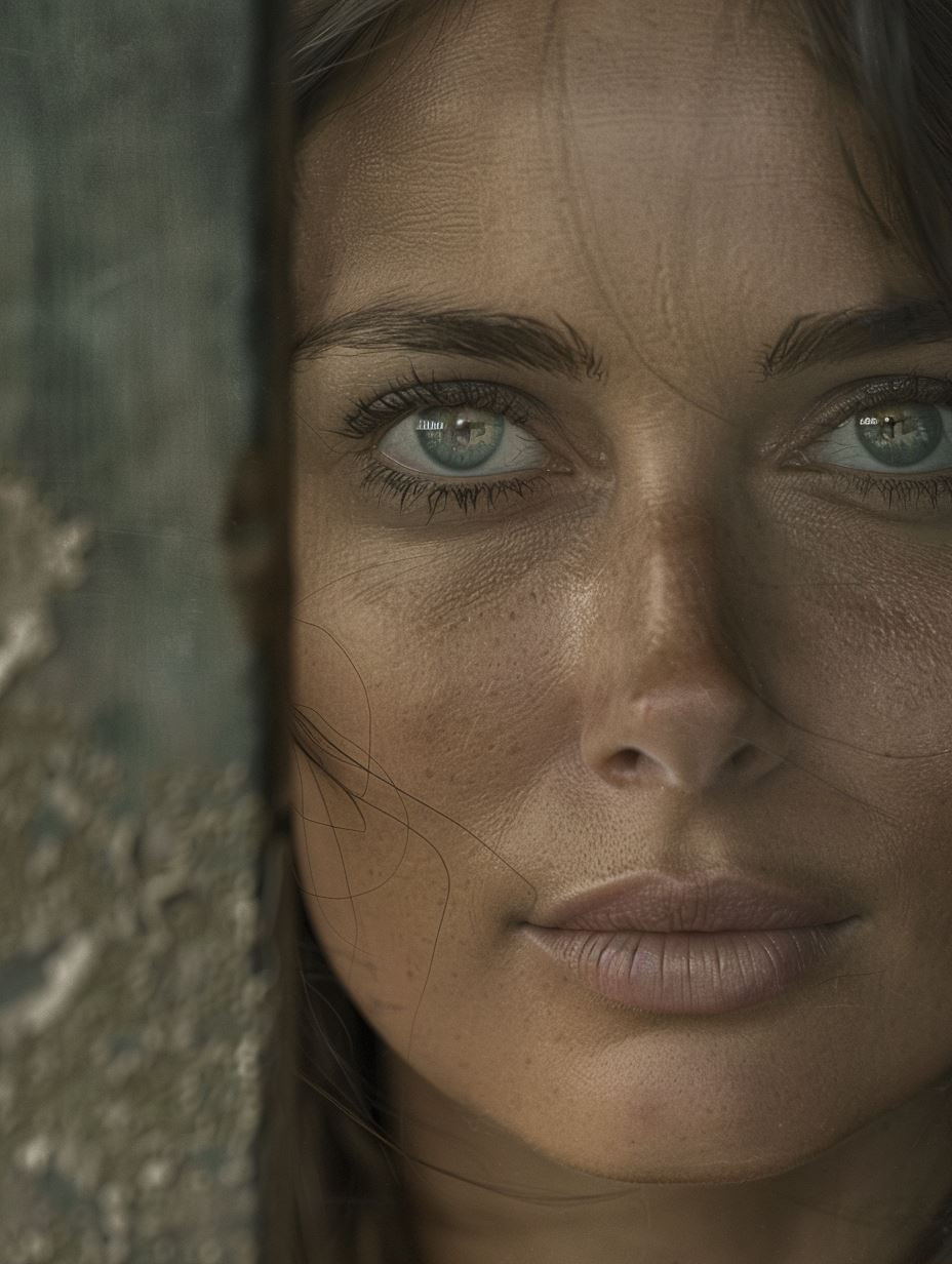 Intimate Gaze of Natural Beauty - Image 2