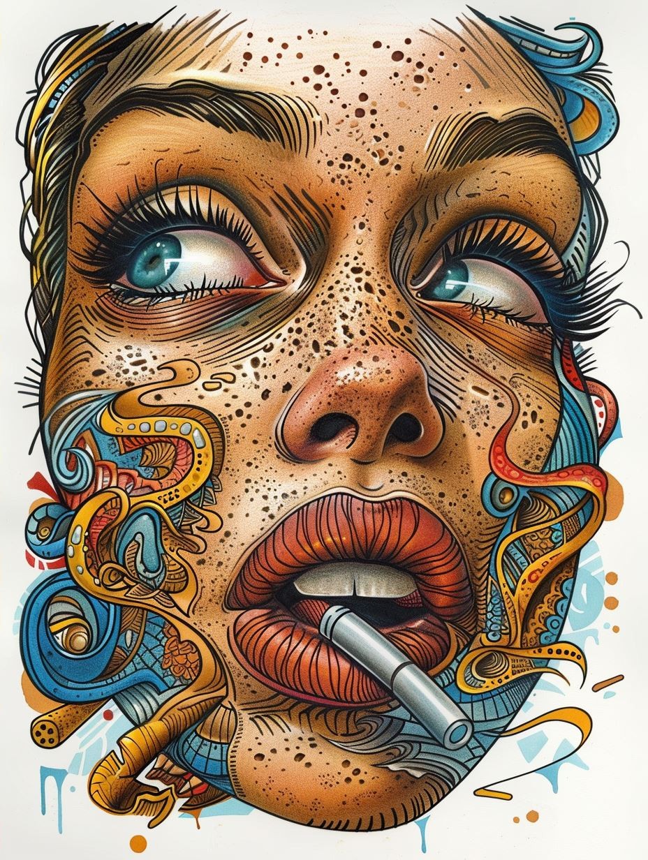 Psychedelic Dream Portrait 2 - Image 2