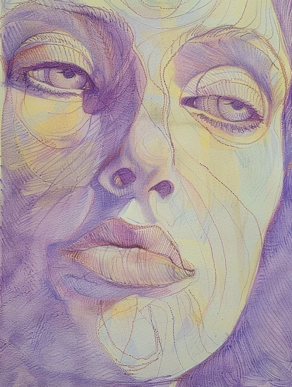 Violet Ethereal Gaze - Image 1