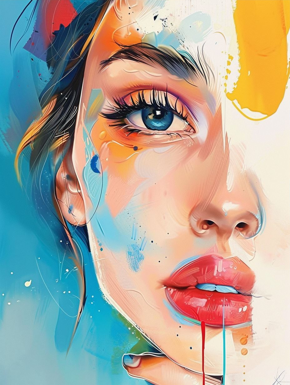 Vivid Prism Portrait - Image 3