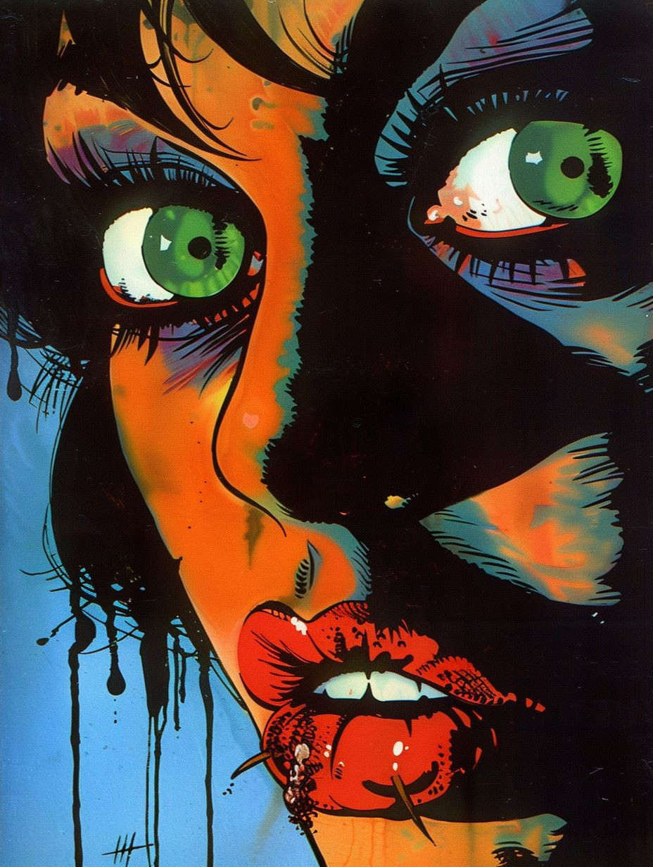 Neon Noir Expressionist Portraits - Image 2