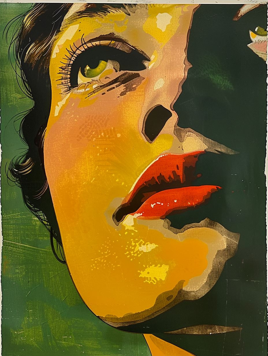 Vintage Pulp Portrait - Image 2