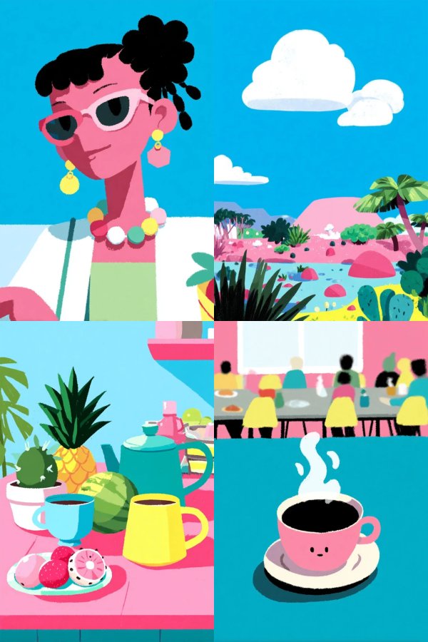Vibrant Summer Daydreams