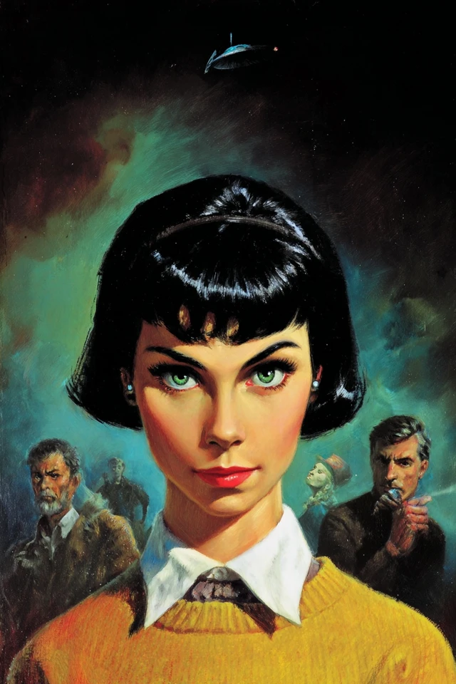 Vintage Space Pulp Noir - Image 1